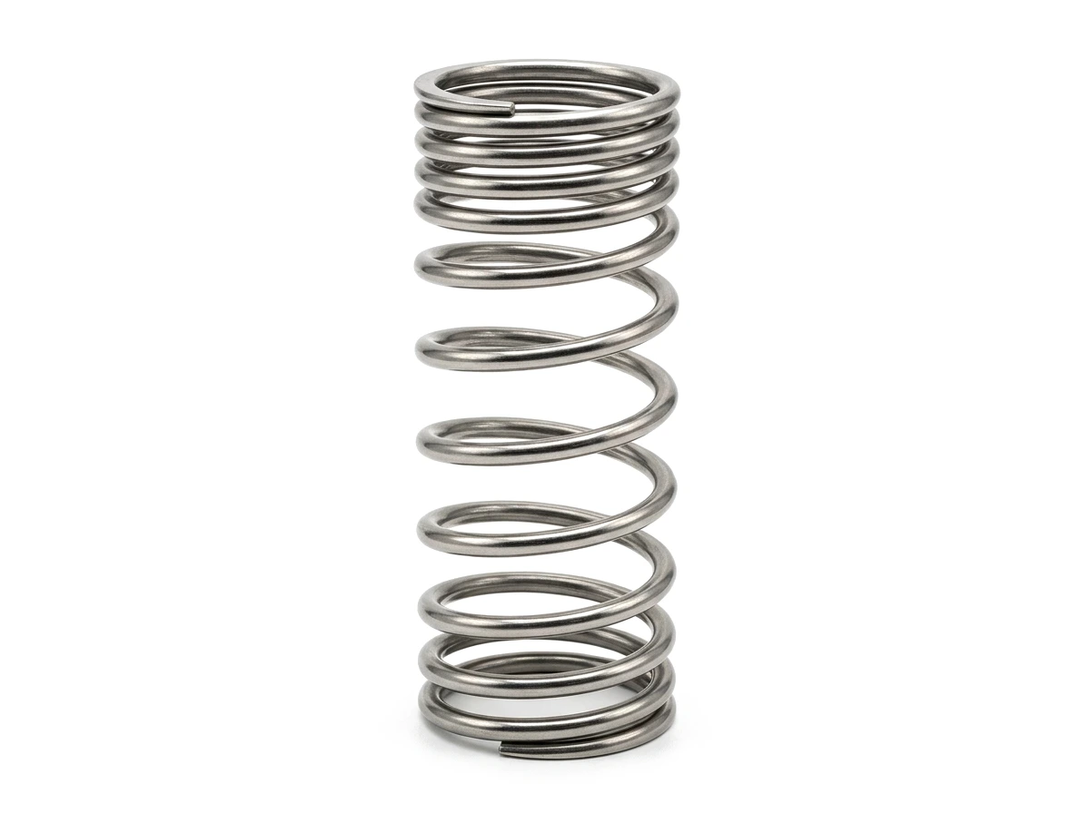 Variable-Pitch Anti-Resonance Compression Springs - Engineered with progressive or dual pitch coils. Active coils change dynamically under compression to yield a non-linear progressive rate, disrupting fixed harmonic frequencies and eliminating resonance fracture.